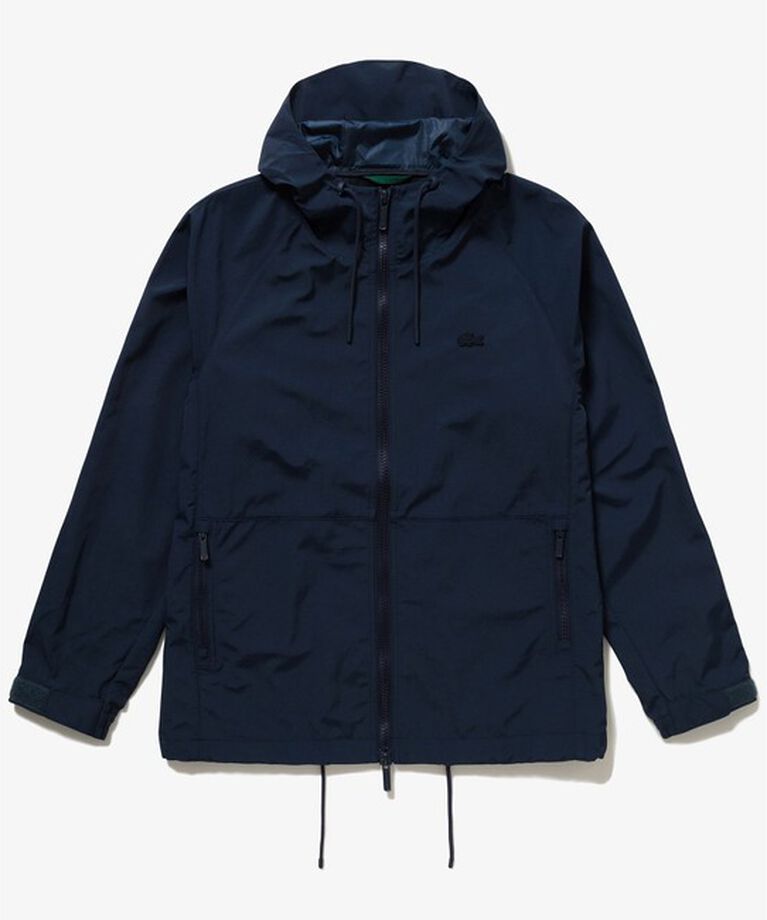LACOSTE「撥水防風 ドロストコード フーデッド ナイロンブルゾン / マウンテンパーカー」|その他|