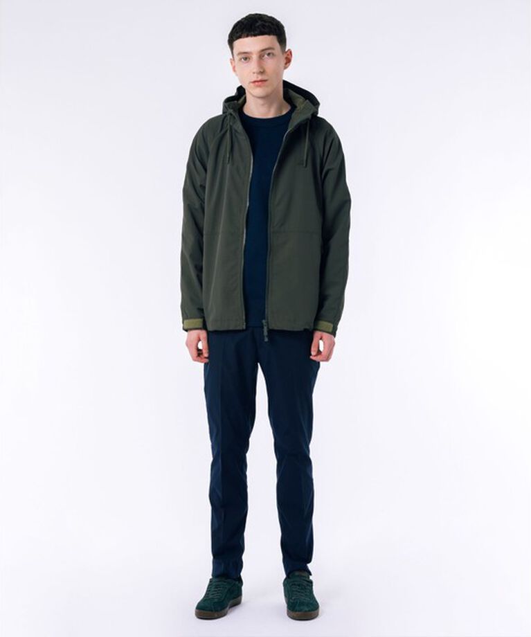 LACOSTE「撥水防風 ドロストコード フーデッド ナイロンブルゾン / マウンテンパーカー」|その他|