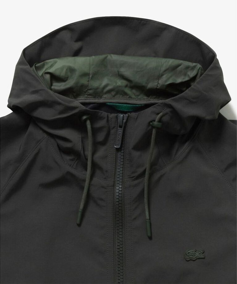LACOSTE「撥水防風 ドロストコード フーデッド ナイロンブルゾン / マウンテンパーカー」|その他|