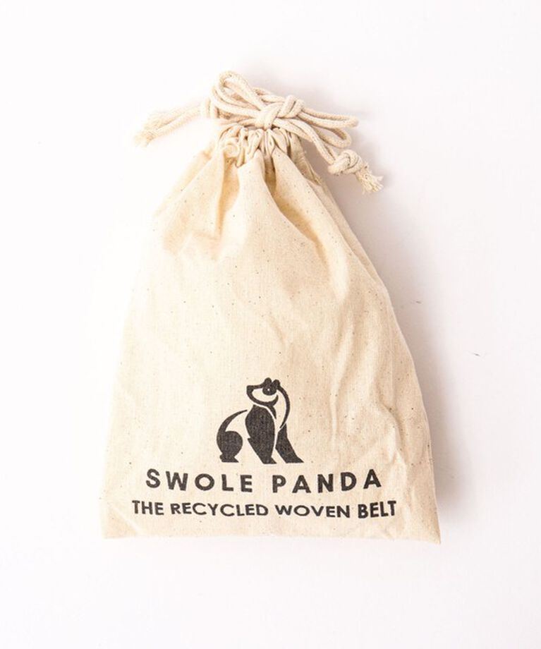 NOLLEY'S goodman「【SWOLE PANDA/スウォール パンダ】RECYCLED WOVEN BELT ZIGZAG」|ベルト|