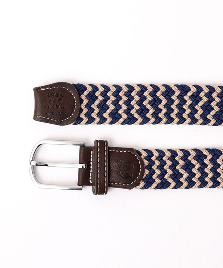 NOLLEY'S goodman「【SWOLE PANDA/スウォール パンダ】RECYCLED WOVEN BELT ZIGZAG」|ベルト|