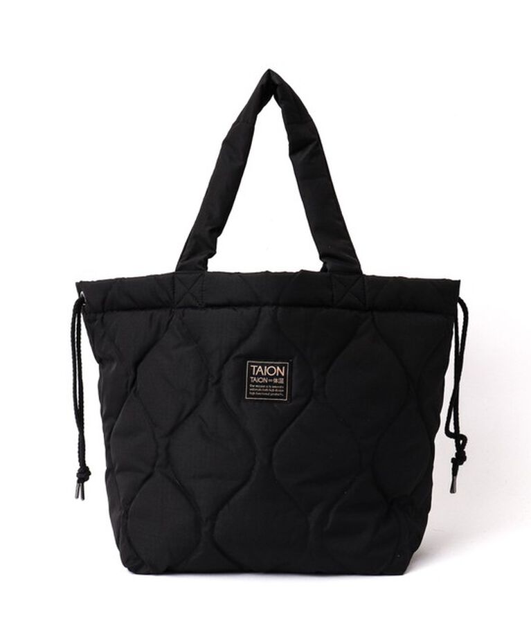 NOLLEY'S goodman「【TAION/タイオン】MILITARY DOWN TOTE BAG M 」|トートバッグ|ブラック