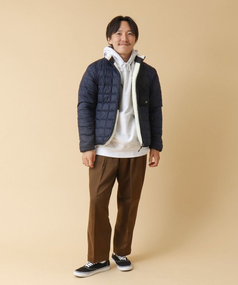 NOLLEY'S goodman「【TAION/タイオン】《配色別注》リバーシブル ボア×ダウンブルゾン 24AW」|ブルゾン・スタジャン|