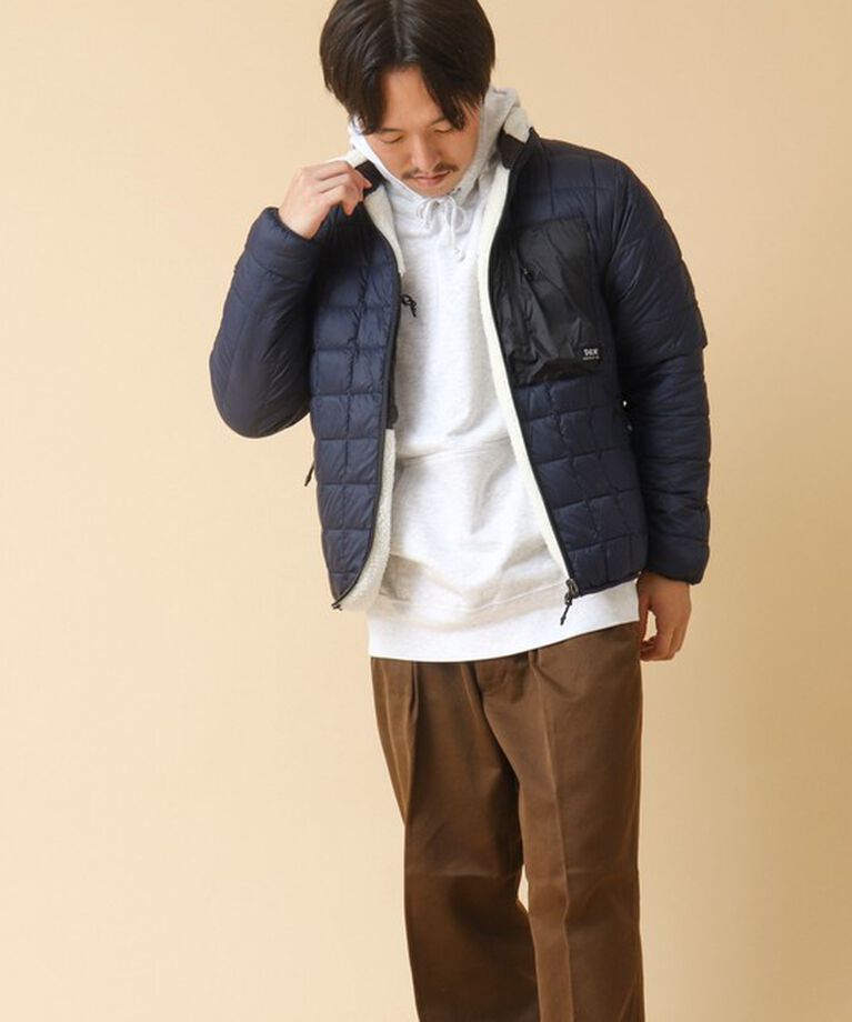NOLLEY'S goodman「【TAION/タイオン】《配色別注》リバーシブル ボア×ダウンブルゾン 24AW」|ブルゾン・スタジャン|