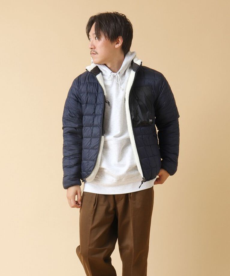 NOLLEY'S goodman「【TAION/タイオン】《配色別注》リバーシブル ボア×ダウンブルゾン 24AW」|ブルゾン・スタジャン|