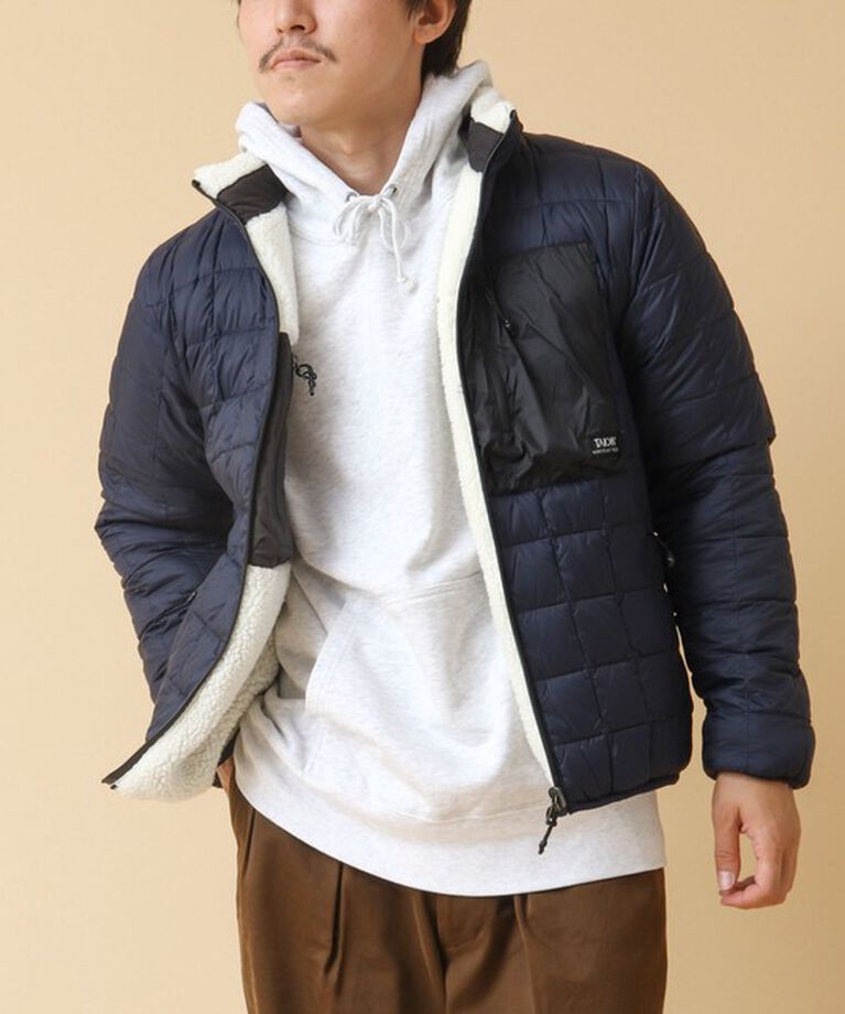 NOLLEY'S goodman「【TAION/タイオン】《配色別注》リバーシブル ボア×ダウンブルゾン 24AW」|ブルゾン・スタジャン|