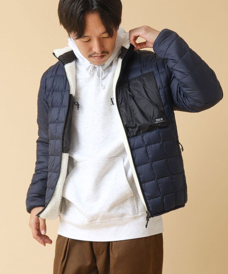NOLLEY'S goodman「【TAION/タイオン】《配色別注》リバーシブル ボア×ダウンブルゾン 24AW」|ブルゾン・スタジャン|
