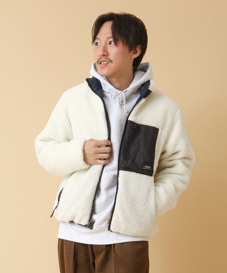 NOLLEY'S goodman「【TAION/タイオン】《配色別注》リバーシブル ボア×ダウンブルゾン 24AW」|ブルゾン・スタジャン|