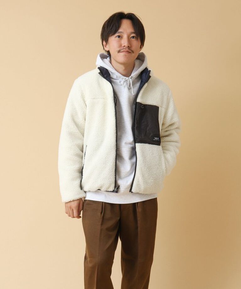 NOLLEY'S goodman「【TAION/タイオン】《配色別注》リバーシブル ボア×ダウンブルゾン 24AW」|ブルゾン・スタジャン|