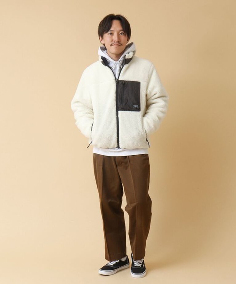 NOLLEY'S goodman「【TAION/タイオン】《配色別注》リバーシブル ボア×ダウンブルゾン 24AW」|ブルゾン・スタジャン|