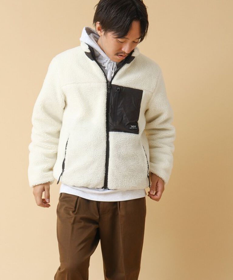 NOLLEY'S goodman「【TAION/タイオン】《配色別注》リバーシブル ボア×ダウンブルゾン 24AW」|ブルゾン・スタジャン|
