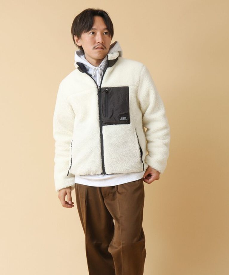 NOLLEY'S goodman「【TAION/タイオン】《配色別注》リバーシブル ボア×ダウンブルゾン 24AW」|ブルゾン・スタジャン|