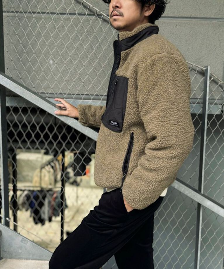 NOLLEY'S goodman「【TAION/タイオン】《配色別注》リバーシブル ボア×ダウンブルゾン 24AW」|ブルゾン・スタジャン|