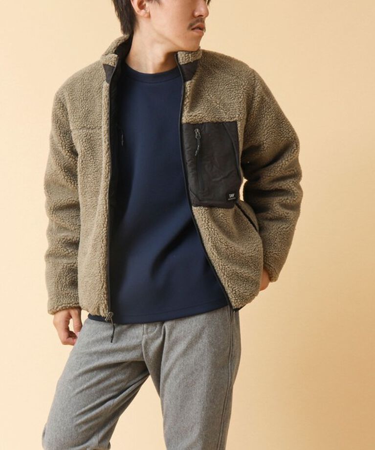 NOLLEY'S goodman「【TAION/タイオン】《配色別注》リバーシブル ボア×ダウンブルゾン 24AW」|ブルゾン・スタジャン|
