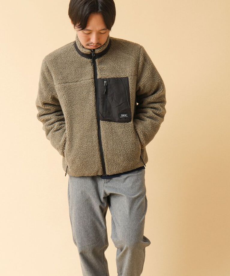 NOLLEY'S goodman「【TAION/タイオン】《配色別注》リバーシブル ボア×ダウンブルゾン 24AW」|ブルゾン・スタジャン|