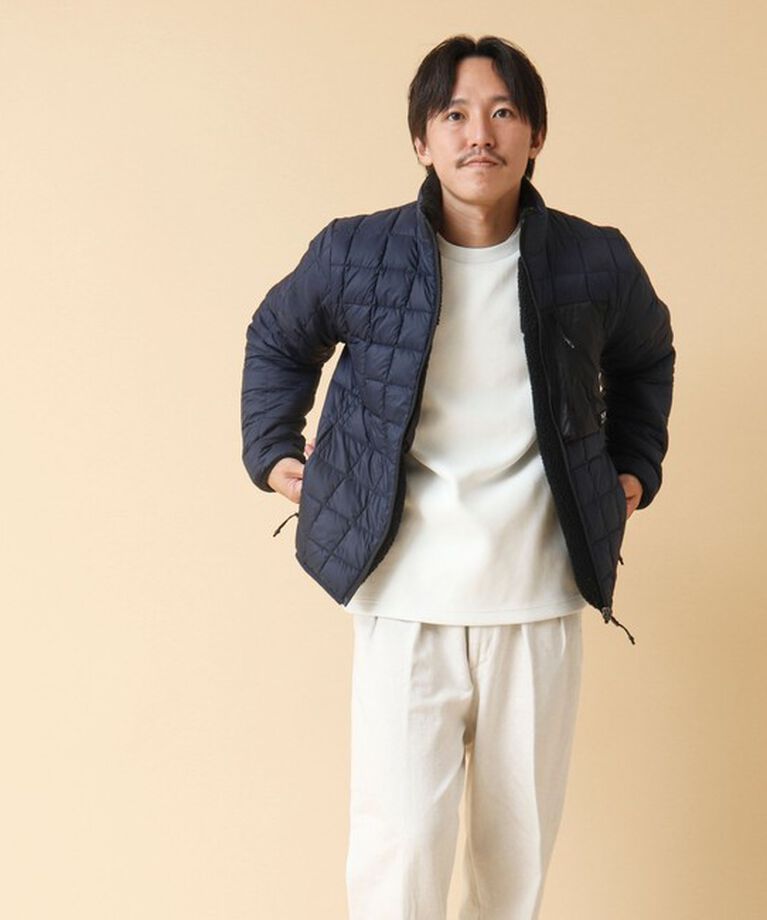 NOLLEY'S goodman「【TAION/タイオン】《配色別注》リバーシブル ボア×ダウンブルゾン 24AW」|ブルゾン・スタジャン|