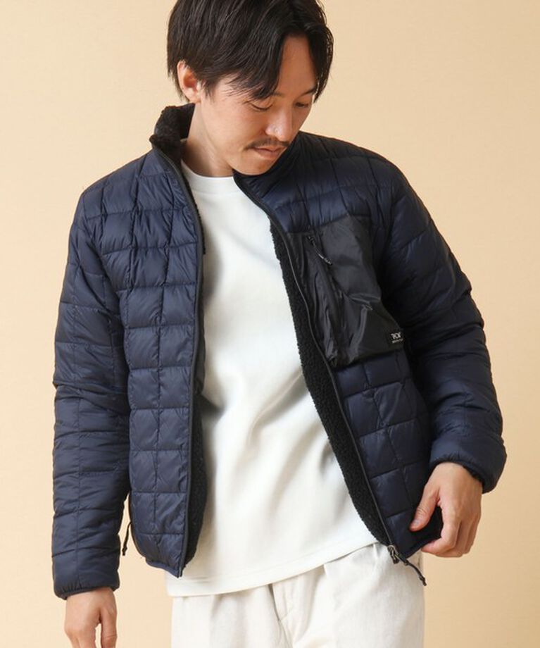 NOLLEY'S goodman「【TAION/タイオン】《配色別注》リバーシブル ボア×ダウンブルゾン 24AW」|ブルゾン・スタジャン|