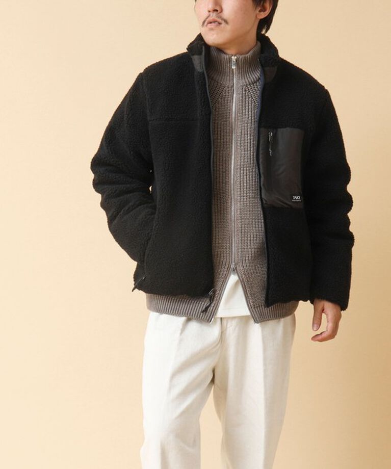 NOLLEY'S goodman「【TAION/タイオン】《配色別注》リバーシブル ボア×ダウンブルゾン 24AW」|ブルゾン・スタジャン|