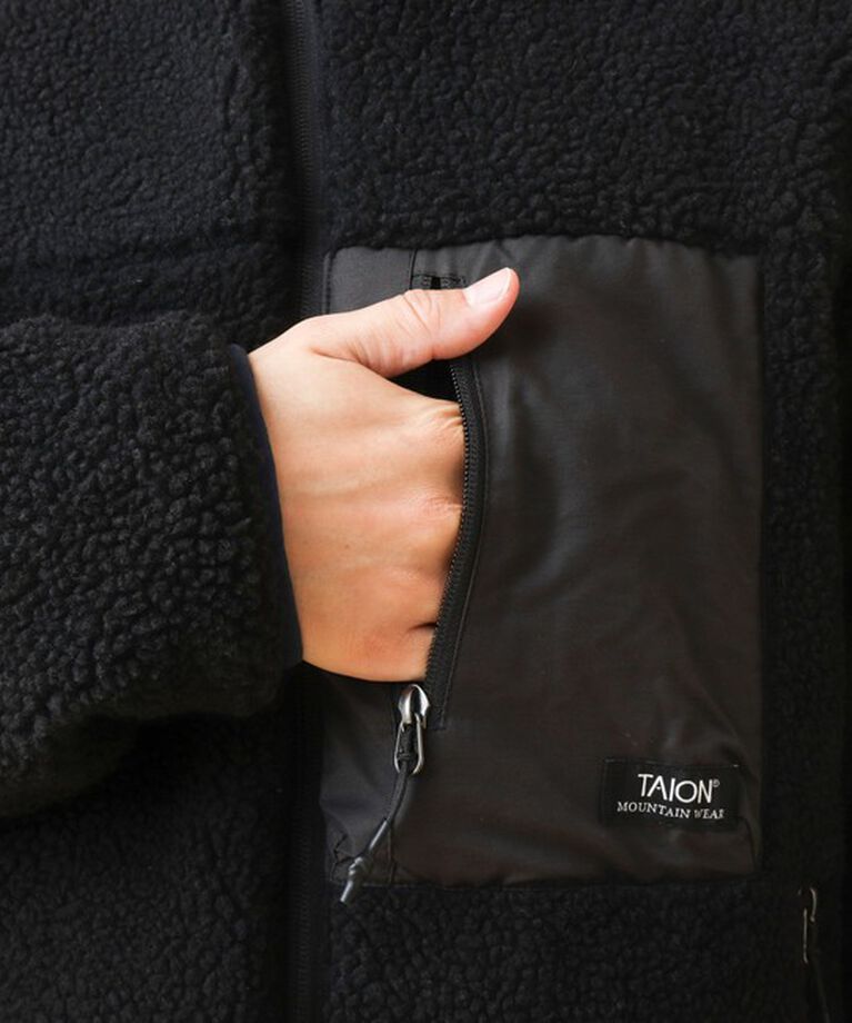 NOLLEY'S goodman「【TAION/タイオン】《配色別注》リバーシブル ボア×ダウンブルゾン 24AW」|ブルゾン・スタジャン|