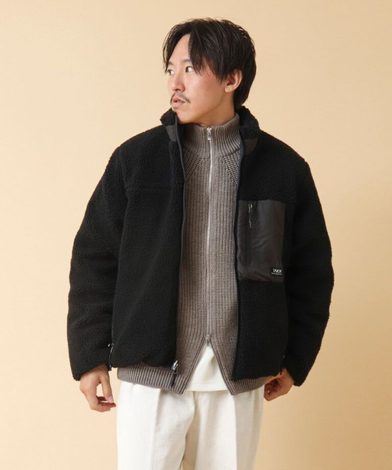 NOLLEY'S goodman「【TAION/タイオン】《配色別注》リバーシブル ボア×ダウンブルゾン 24AW」|ブルゾン・スタジャン|