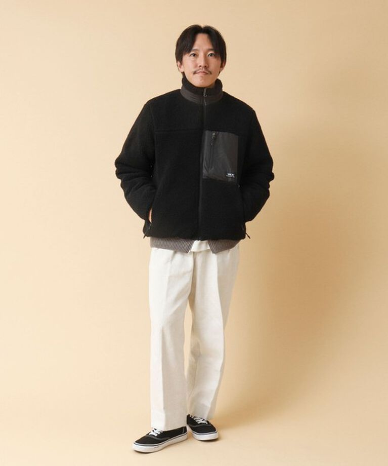 NOLLEY'S goodman「【TAION/タイオン】《配色別注》リバーシブル ボア×ダウンブルゾン 24AW」|ブルゾン・スタジャン|
