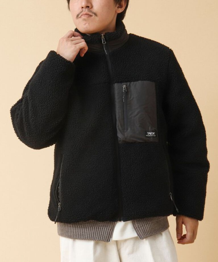 NOLLEY'S goodman「【TAION/タイオン】《配色別注》リバーシブル ボア×ダウンブルゾン 24AW」|ブルゾン・スタジャン|