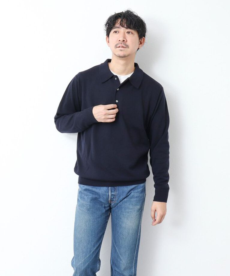 NOLLEY'S goodman「NSN ハイゲージ成型 ポロニット 25SS」|ニット・セーター|
