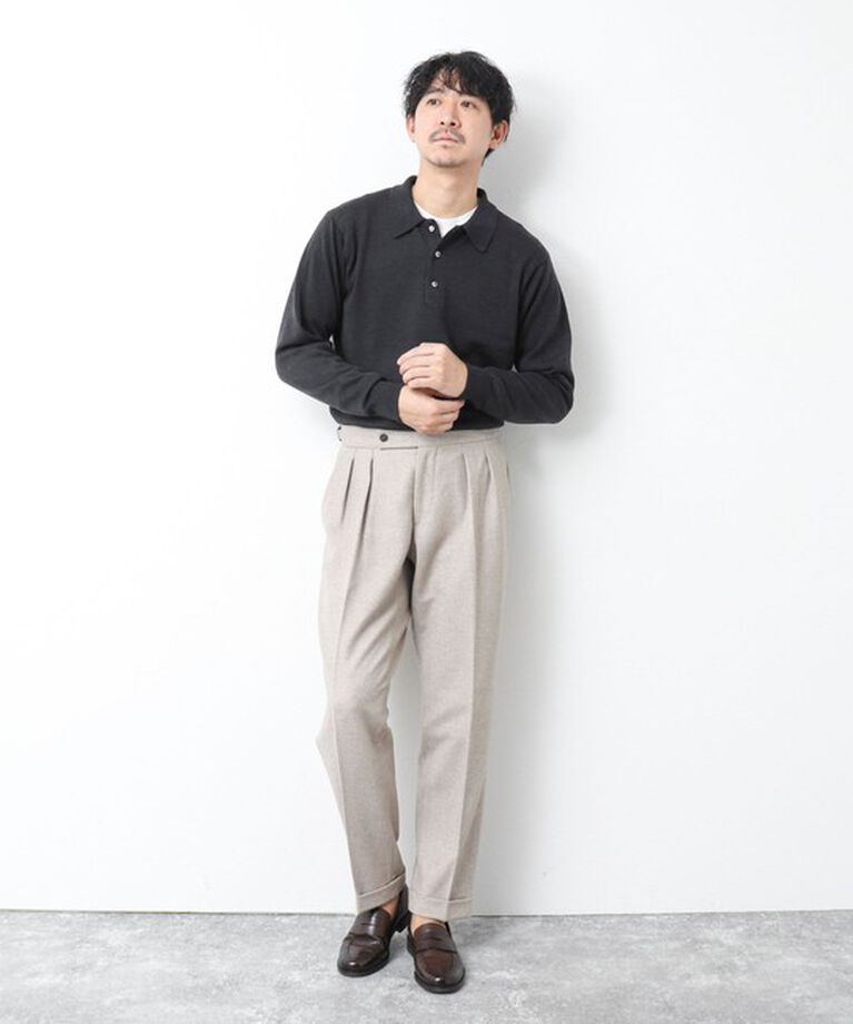 NOLLEY'S goodman「NSN ハイゲージ成型 ポロニット 25SS」|ニット・セーター|