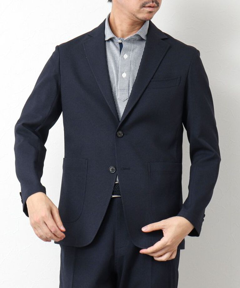 NOLLEY'S goodman「《セットアップ対応》SMART TECH 吸水速乾メランジOX ストレッチイージーJK 25SS」|テーラードジャケット|