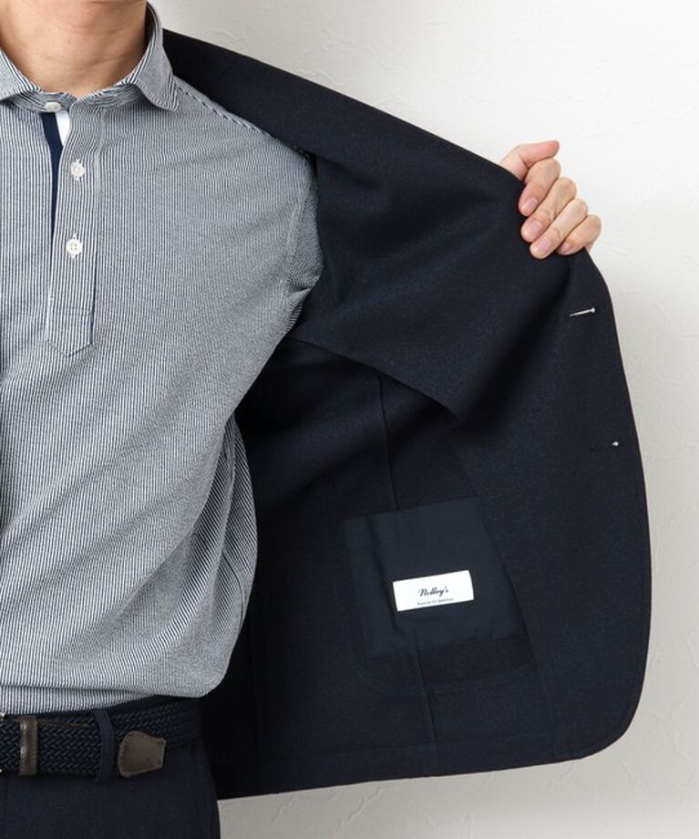 NOLLEY'S goodman「《セットアップ対応》SMART TECH 吸水速乾メランジOX ストレッチイージーJK 25SS」|テーラードジャケット|