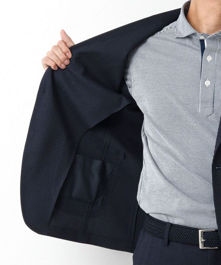 NOLLEY'S goodman「《セットアップ対応》SMART TECH 吸水速乾メランジOX ストレッチイージーJK 25SS」|テーラードジャケット|