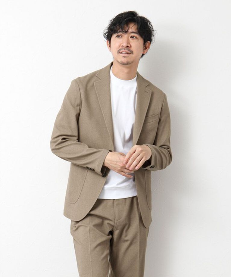 NOLLEY'S goodman「《セットアップ対応》SMART TECH 吸水速乾メランジOX ストレッチイージーJK 25SS」|テーラードジャケット|