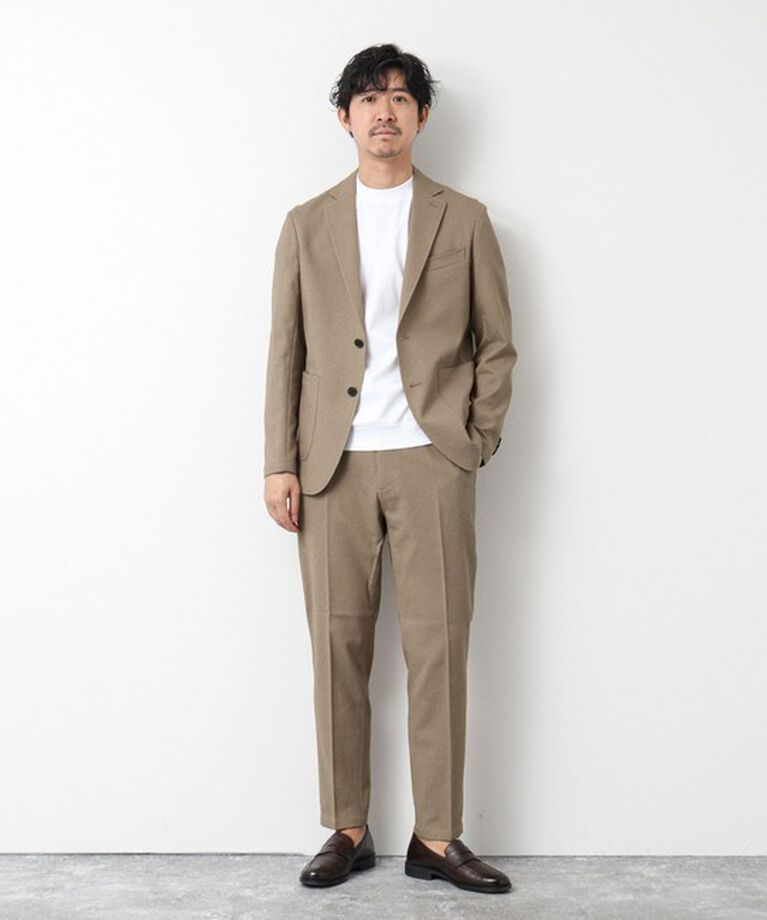 NOLLEY'S goodman「《セットアップ対応》SMART TECH 吸水速乾メランジOX ストレッチイージーJK 25SS」|テーラードジャケット|