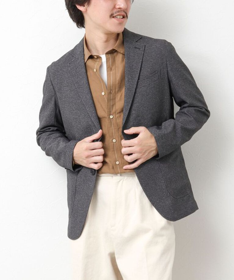NOLLEY'S goodman「《セットアップ対応》SMART TECH 吸水速乾メランジOX ストレッチイージーJK 25SS」|テーラードジャケット|