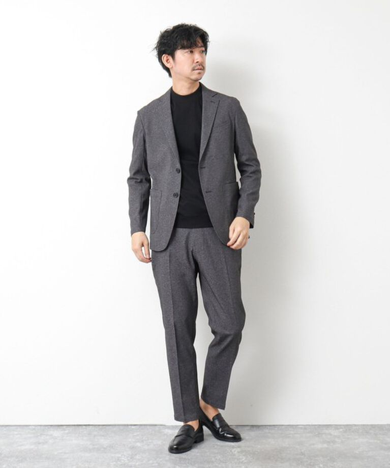 NOLLEY'S goodman「《セットアップ対応》SMART TECH 吸水速乾メランジOX ストレッチイージーJK 25SS」|テーラードジャケット|