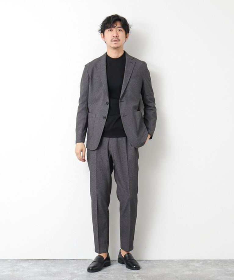 NOLLEY'S goodman「《セットアップ対応》SMART TECH 吸水速乾メランジOX ストレッチイージーJK 25SS」|テーラードジャケット|