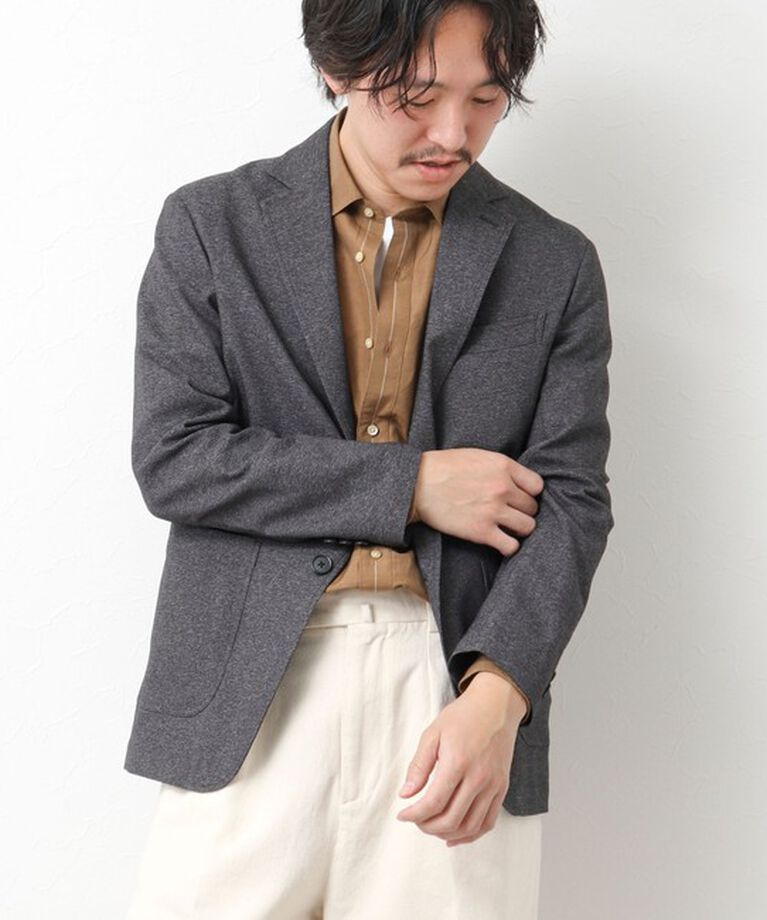 NOLLEY'S goodman「《セットアップ対応》SMART TECH 吸水速乾メランジOX ストレッチイージーJK 25SS」|テーラードジャケット|