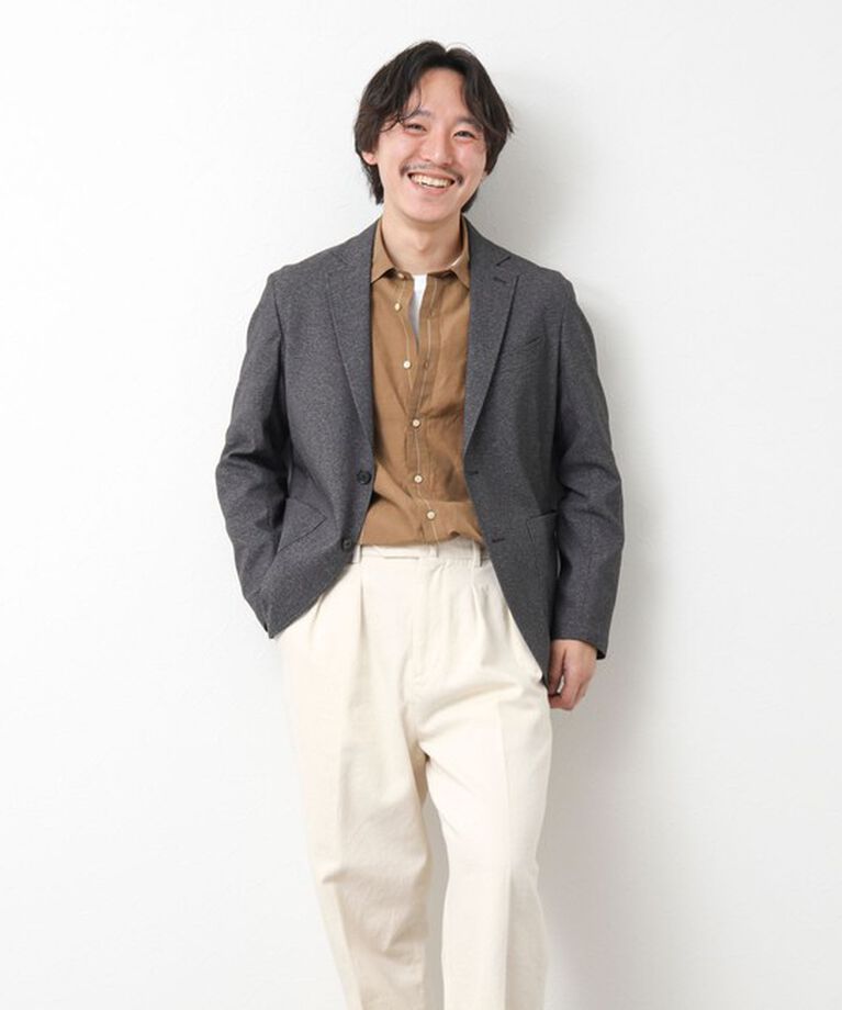 NOLLEY'S goodman「《セットアップ対応》SMART TECH 吸水速乾メランジOX ストレッチイージーJK 25SS」|テーラードジャケット|