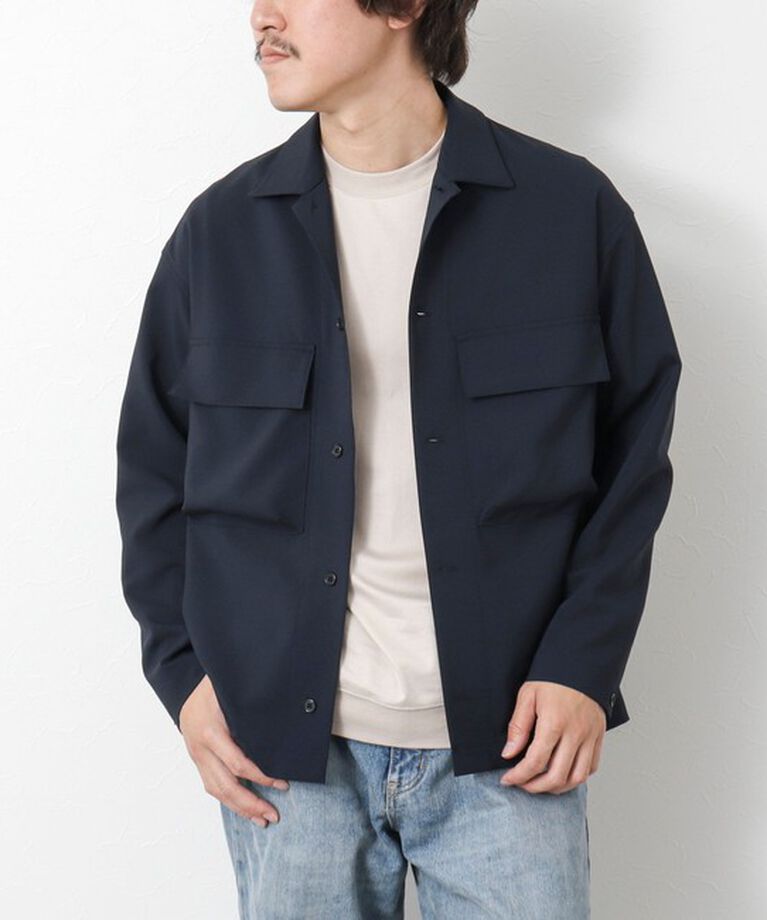 NOLLEY'S goodman「《セットアップ対応》イージーケア ストレッチポプリン シャツブルゾン 25SS」|シャツ・ブラウス|