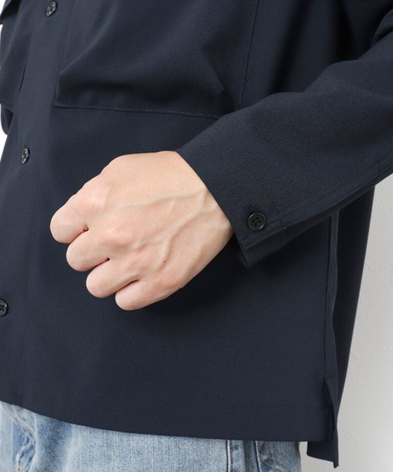 NOLLEY'S goodman「《セットアップ対応》イージーケア ストレッチポプリン シャツブルゾン 25SS」|シャツ・ブラウス|