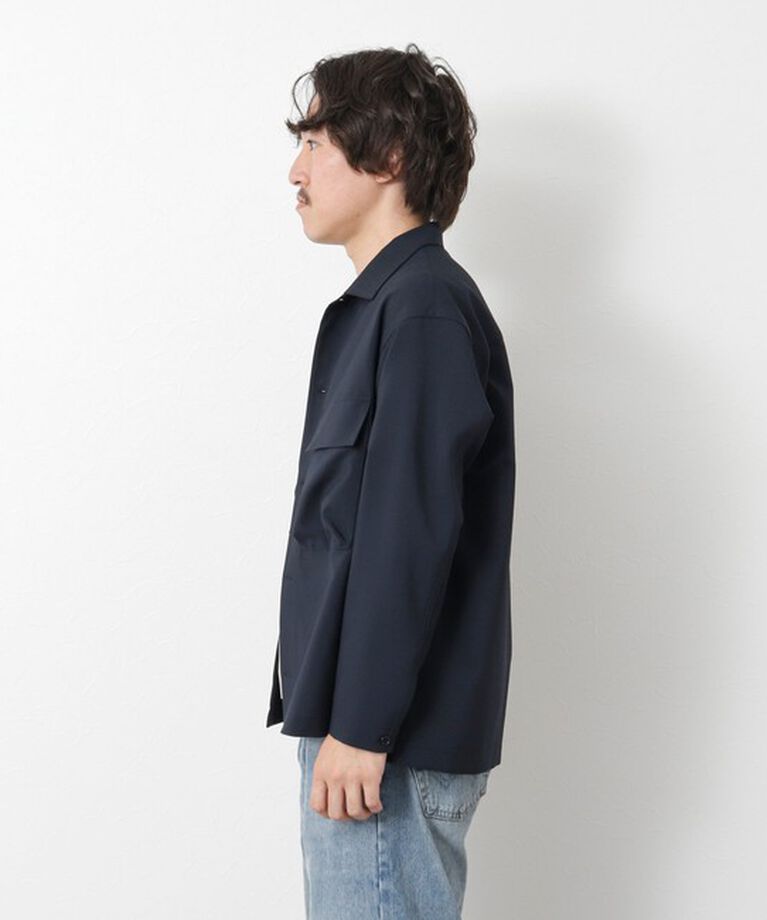 NOLLEY'S goodman「《セットアップ対応》イージーケア ストレッチポプリン シャツブルゾン 25SS」|シャツ・ブラウス|