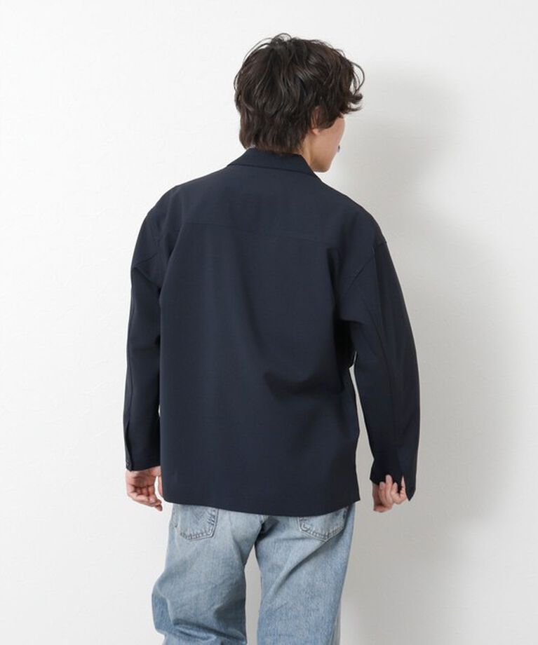 NOLLEY'S goodman「《セットアップ対応》イージーケア ストレッチポプリン シャツブルゾン 25SS」|シャツ・ブラウス|