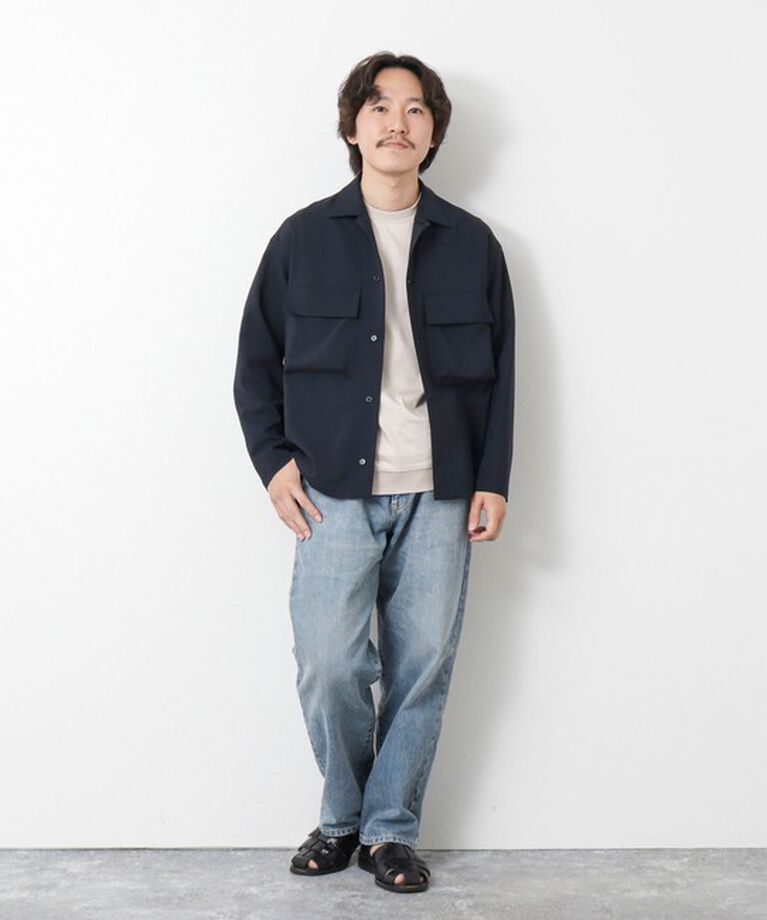 NOLLEY'S goodman「《セットアップ対応》イージーケア ストレッチポプリン シャツブルゾン 25SS」|シャツ・ブラウス|