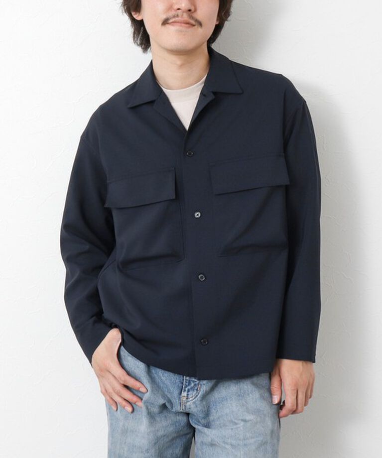 NOLLEY'S goodman「《セットアップ対応》イージーケア ストレッチポプリン シャツブルゾン 25SS」|シャツ・ブラウス|
