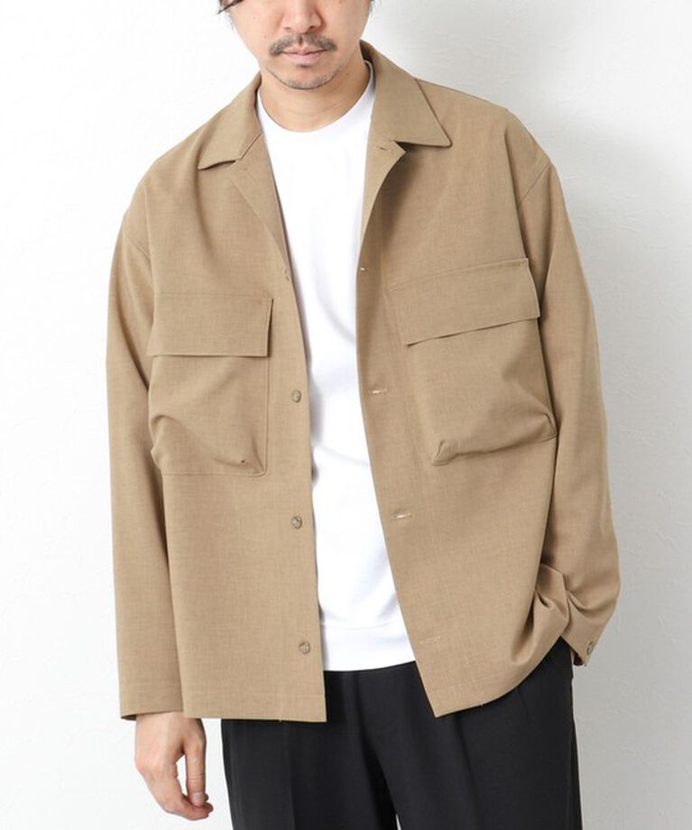 NOLLEY'S goodman「《セットアップ対応》イージーケア ストレッチポプリン シャツブルゾン 25SS」|シャツ・ブラウス|