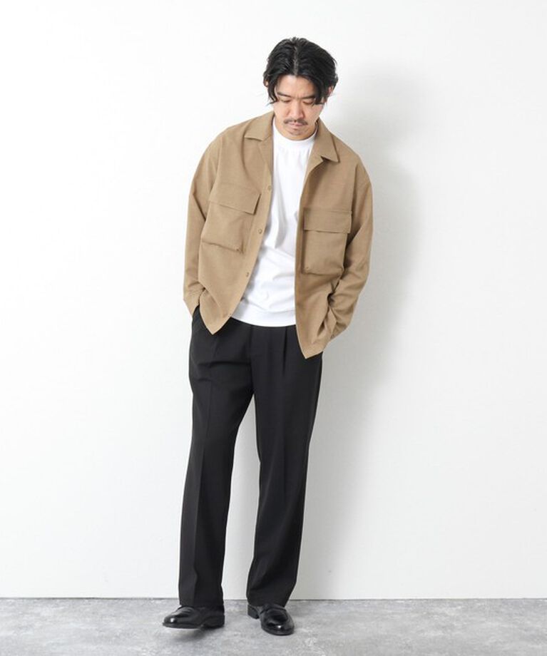 NOLLEY'S goodman「《セットアップ対応》イージーケア ストレッチポプリン シャツブルゾン 25SS」|シャツ・ブラウス|
