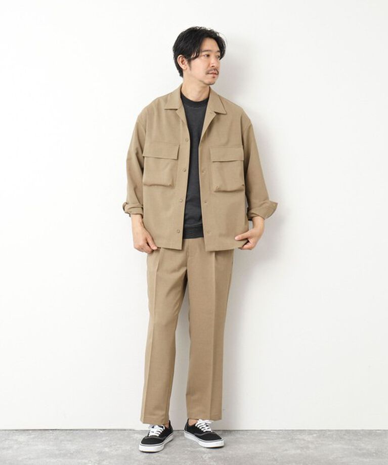 NOLLEY'S goodman「《セットアップ対応》イージーケア ストレッチポプリン シャツブルゾン 25SS」|シャツ・ブラウス|