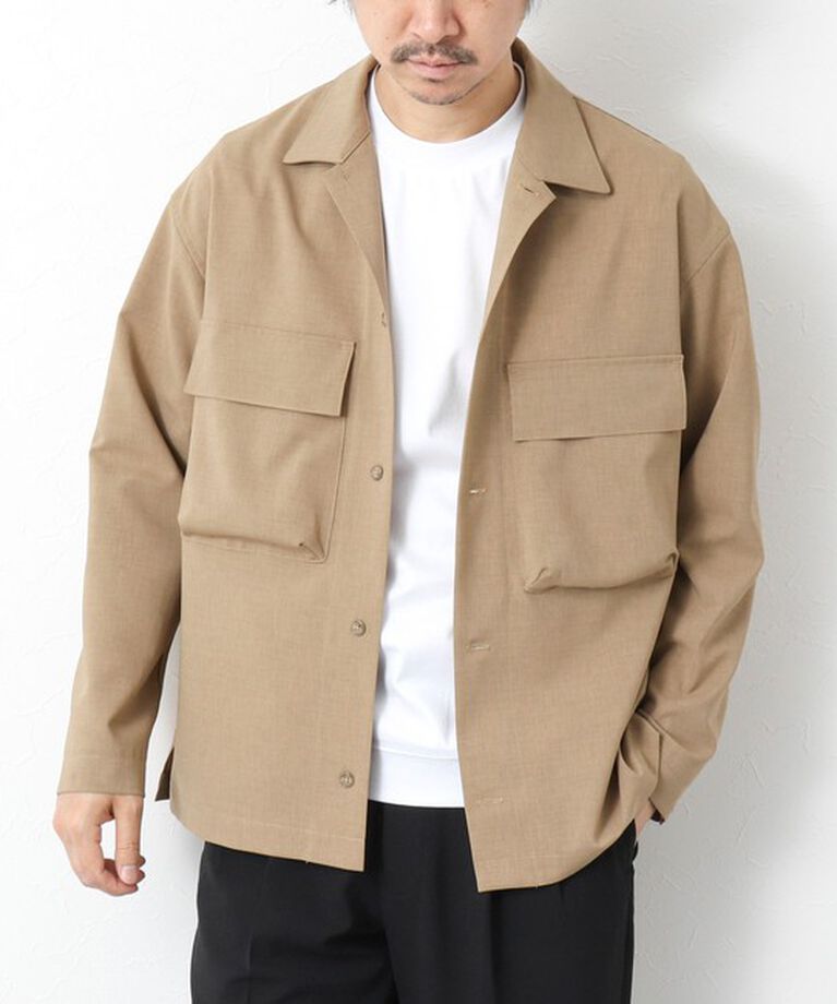 NOLLEY'S goodman「《セットアップ対応》イージーケア ストレッチポプリン シャツブルゾン 25SS」|シャツ・ブラウス|