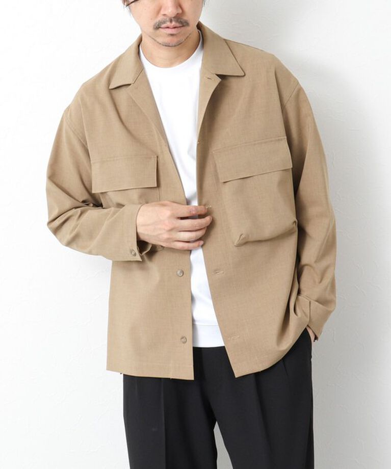 NOLLEY'S goodman「《セットアップ対応》イージーケア ストレッチポプリン シャツブルゾン 25SS」|シャツ・ブラウス|