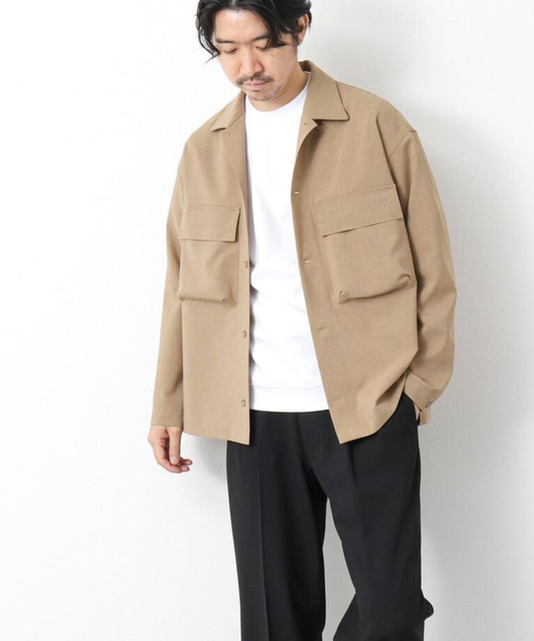 NOLLEY'S goodman「《セットアップ対応》イージーケア ストレッチポプリン シャツブルゾン 25SS」|シャツ・ブラウス|